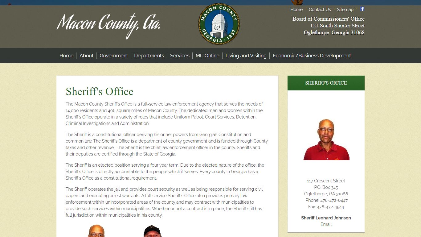 Sheriff's Office - Macon County, GA